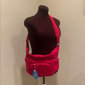 Airliner by Morel Stylish Red Cross Body Bag